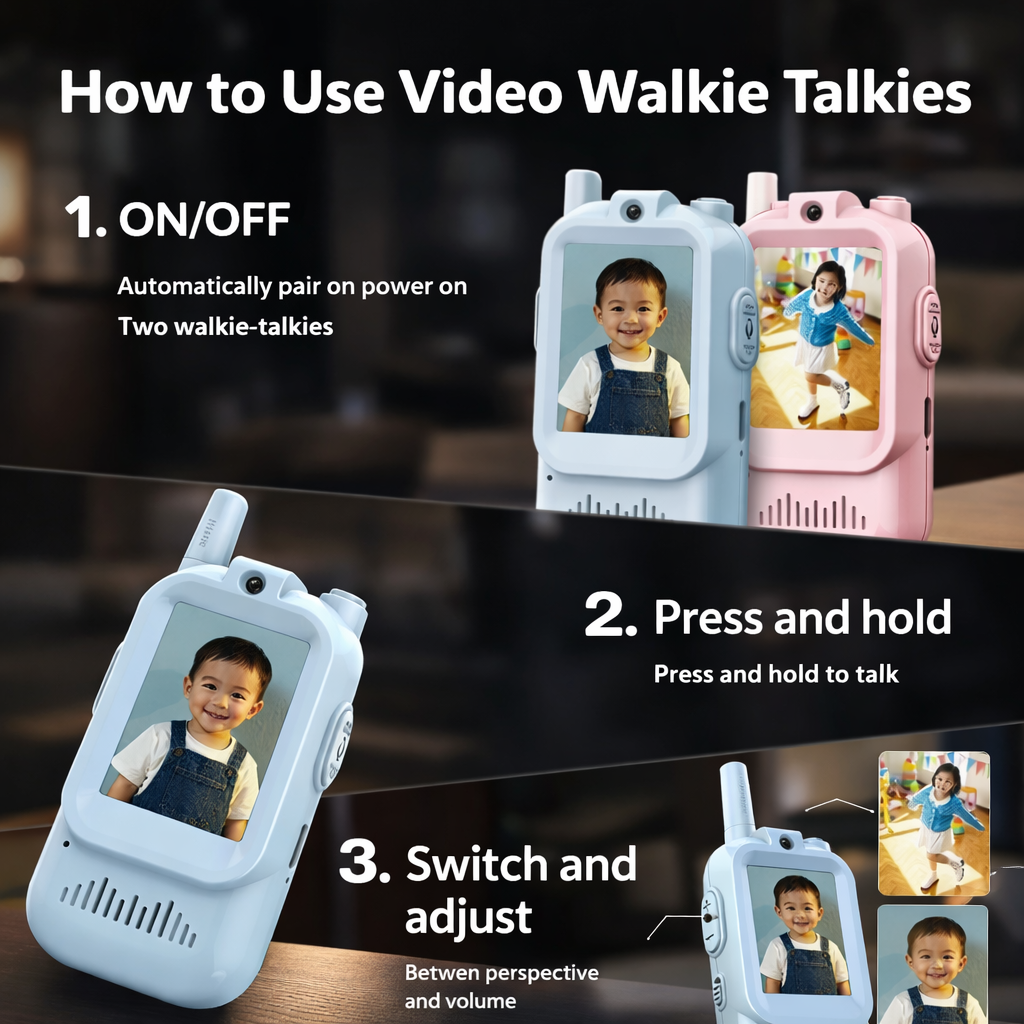 AdventureTalkies™ Video Walkie Talkies for Kids